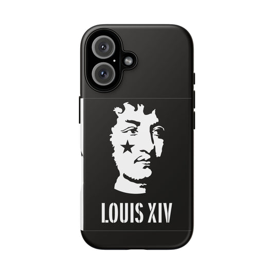 Phone Case — 'Louis XIV' Black Gothic Portrait Protective Case
