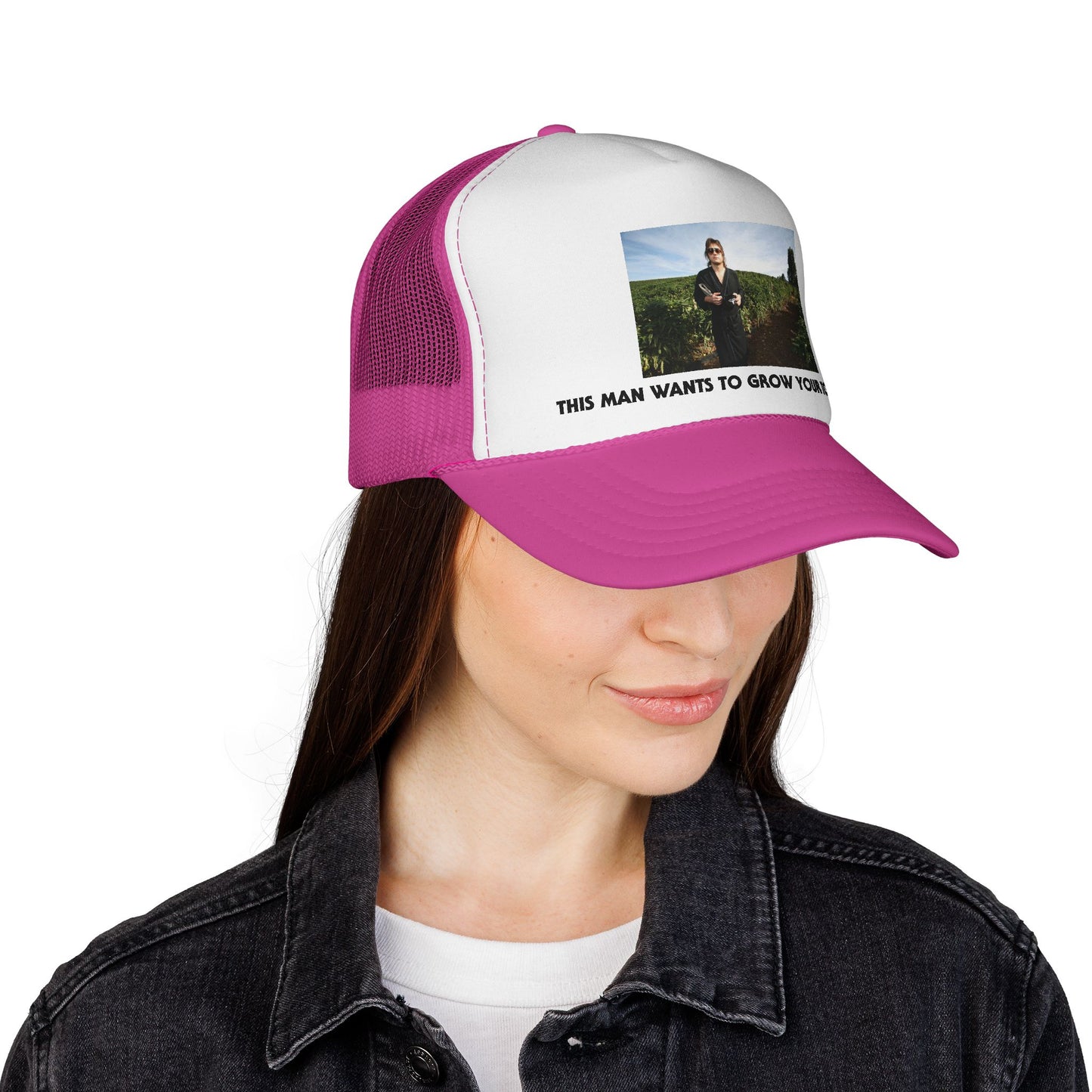 This Man Wants to Grow Your Tomato’ JASON HILL - TRUCKER Hat