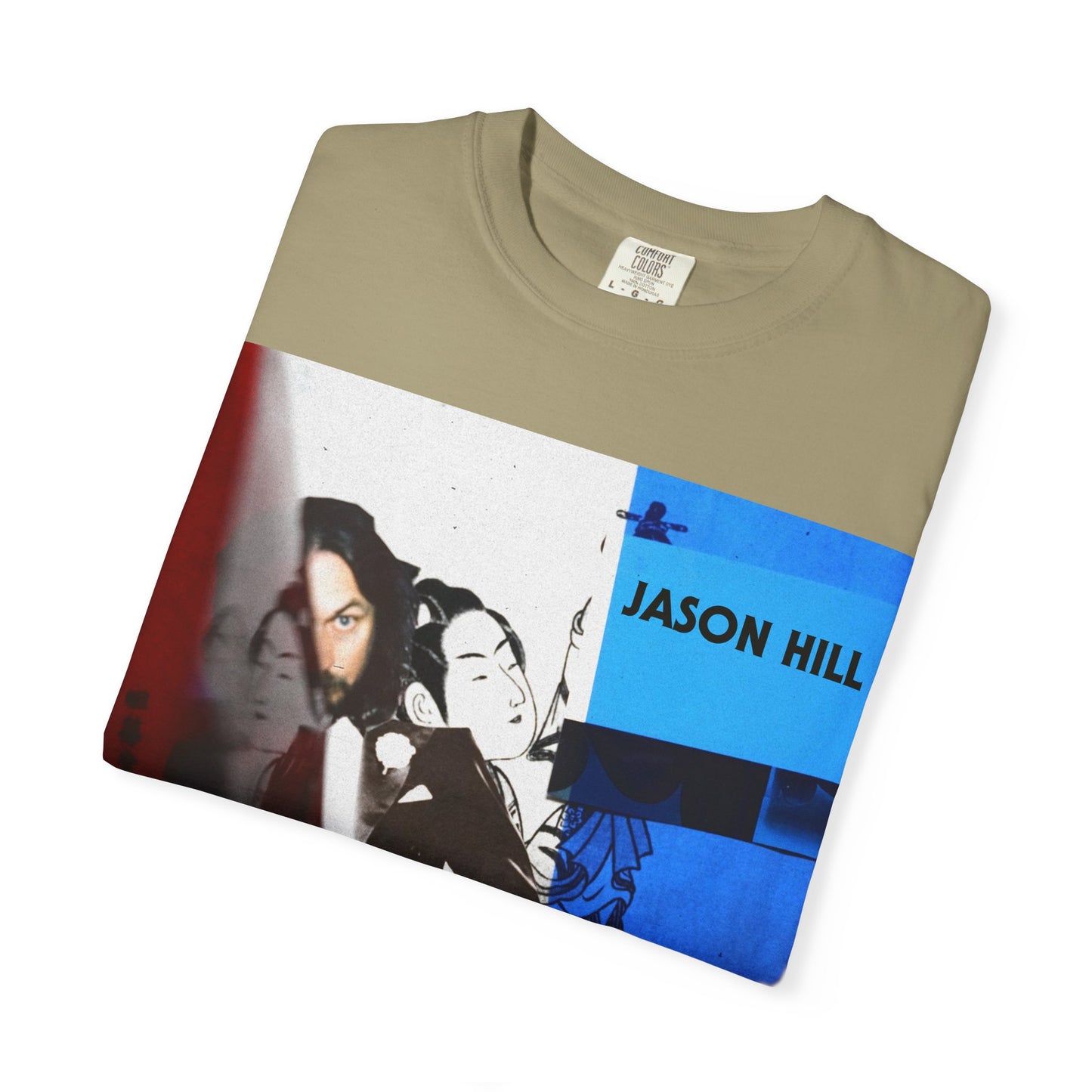 Jason Hill -Refractions in the Sand -SOFTSTYLE AND FADED Graphic T-Shirt — Vintage Rock Band Poster Tee