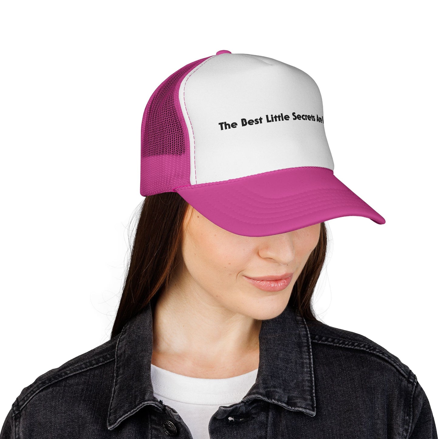 THE BEST LITTLE SECRETS ARE KEPT - LOUIS XIV -Trucker Cap — "The Best Little Secrets Are Kept" Minimal Mesh Hat