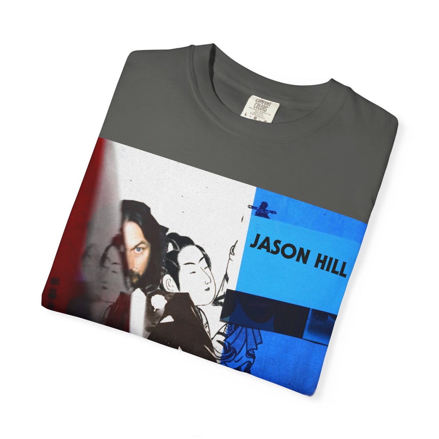 Jason Hill -Refractions in the Sand -SOFTSTYLE AND FADED Graphic T-Shirt — Vintage Rock Band Poster Tee