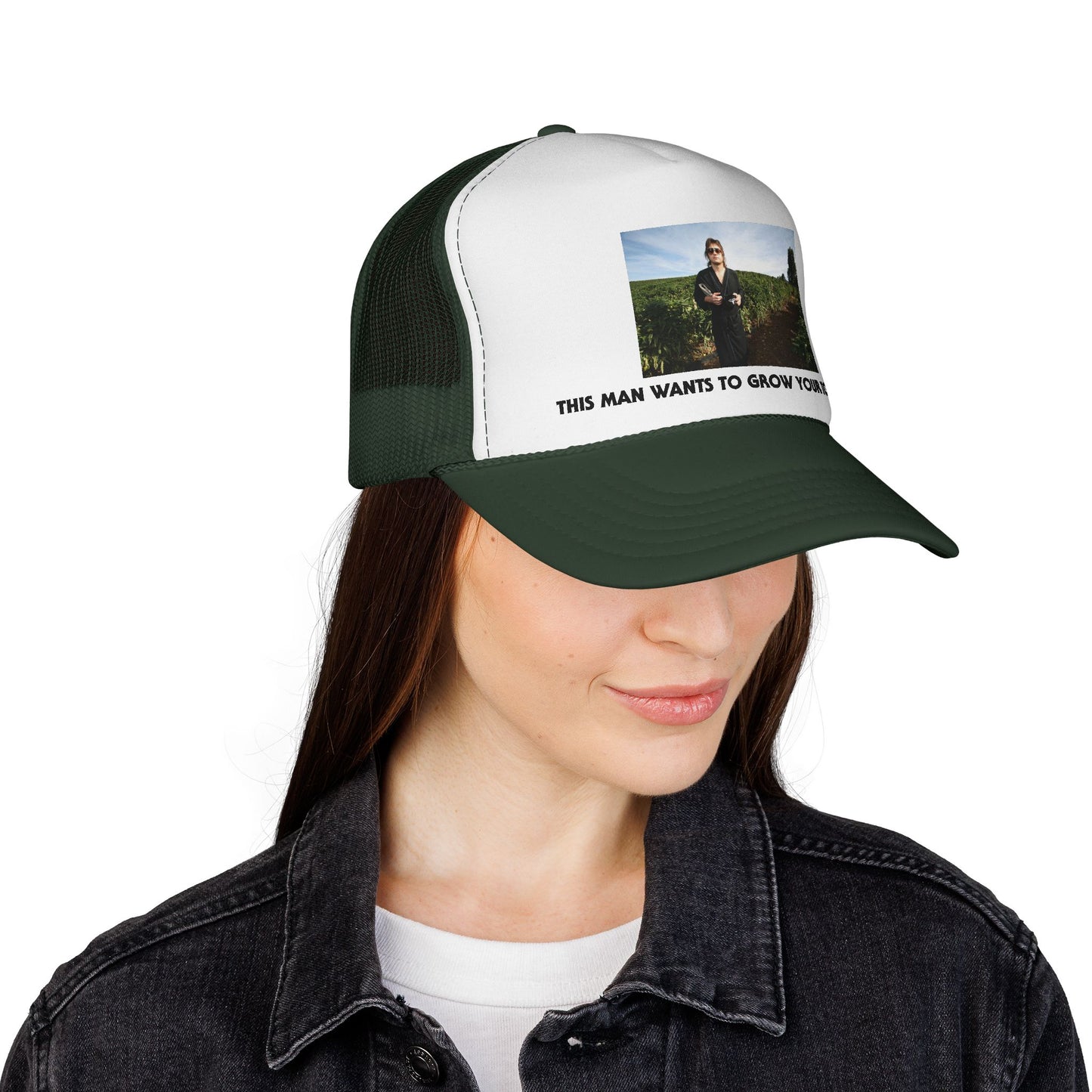 This Man Wants to Grow Your Tomato’ JASON HILL - TRUCKER Hat