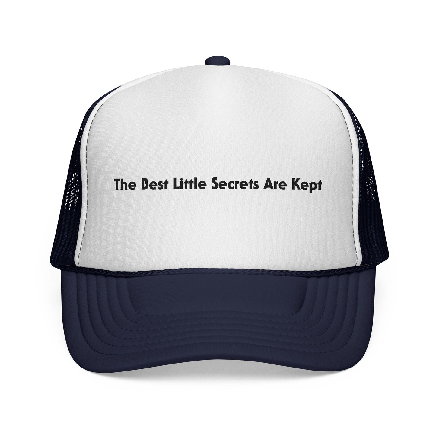THE BEST LITTLE SECRETS ARE KEPT - LOUIS XIV -Trucker Cap — "The Best Little Secrets Are Kept" Minimal Mesh Hat