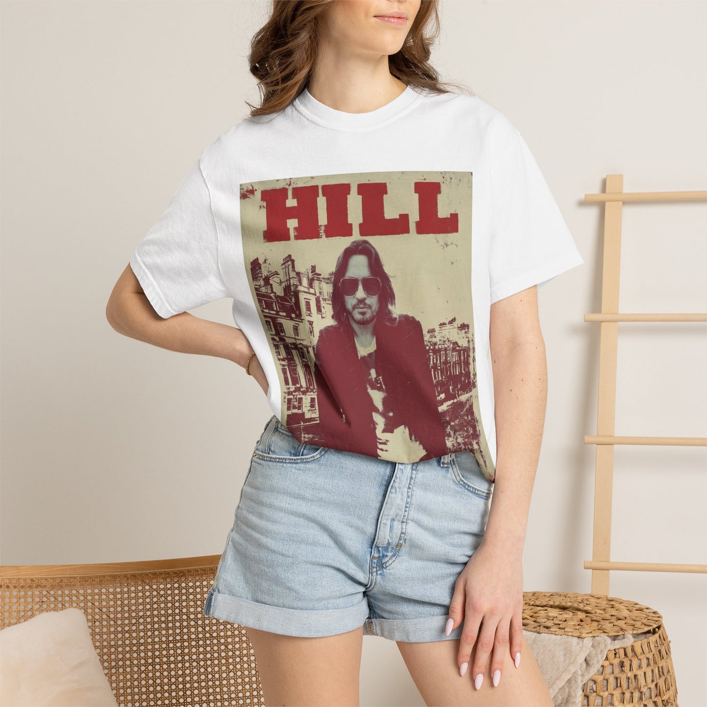 HILL- SUNGLASSES in LONDON SOFTSYLE AND FADED T-Shirt — Vintage Rock Poster Graphic Tee