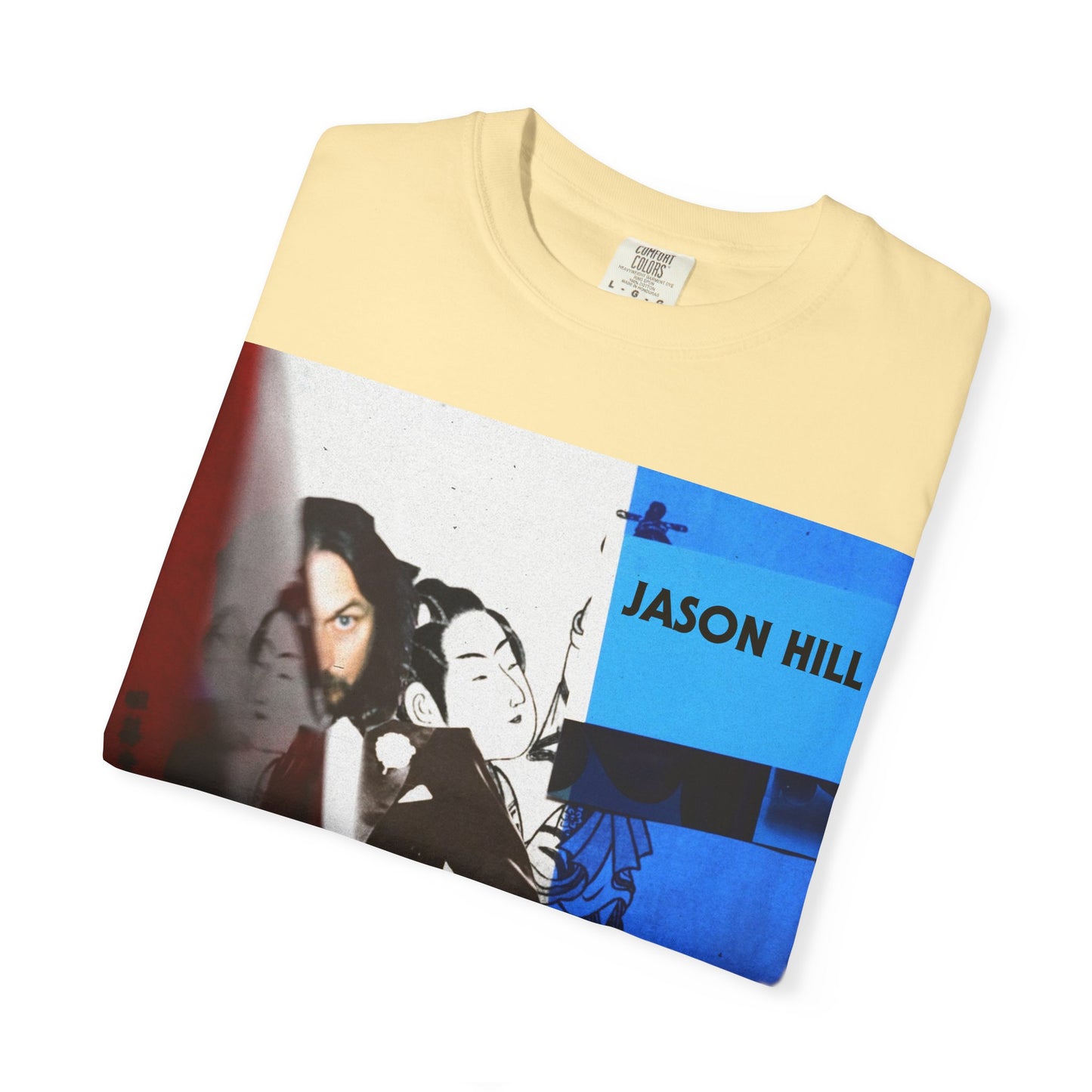 Jason Hill -Refractions in the Sand -SOFTSTYLE AND FADED Graphic T-Shirt — Vintage Rock Band Poster Tee