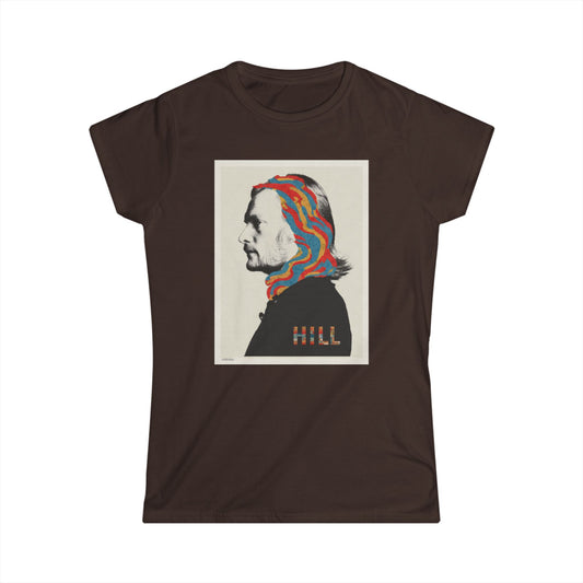 "HILL" Graphic Women's Soft style T-Shirt- Psychedelic  Tee