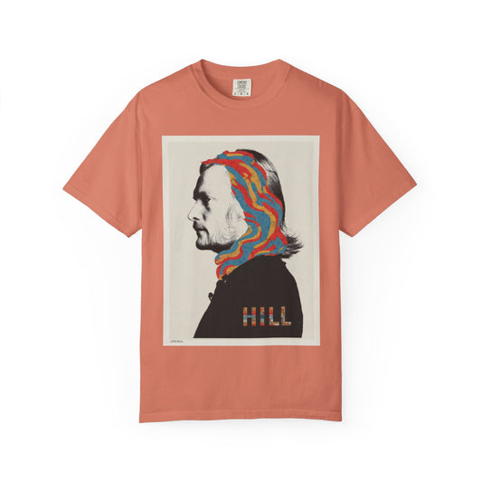 'HILL' Colorwave SOFT AND FADED UNISEX T-Shirt- Vintage Portrait Tee