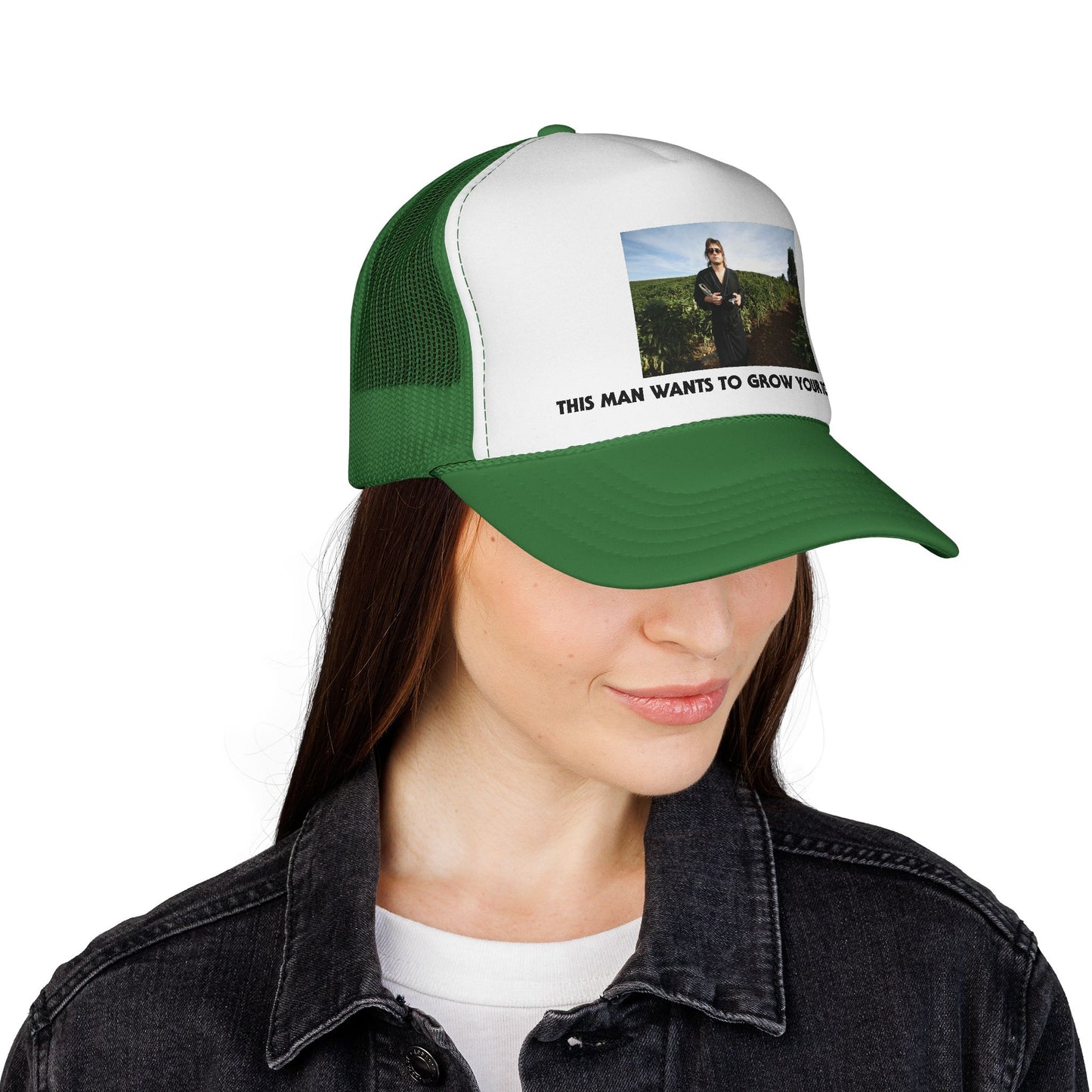 This Man Wants to Grow Your Tomato’ JASON HILL - TRUCKER Hat