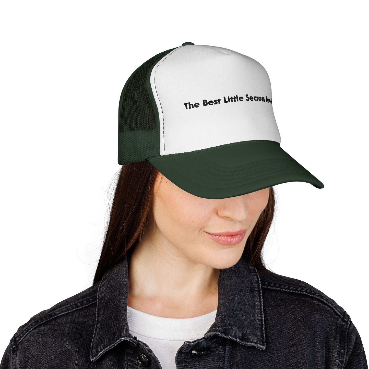 THE BEST LITTLE SECRETS ARE KEPT - LOUIS XIV -Trucker Cap — "The Best Little Secrets Are Kept" Minimal Mesh Hat