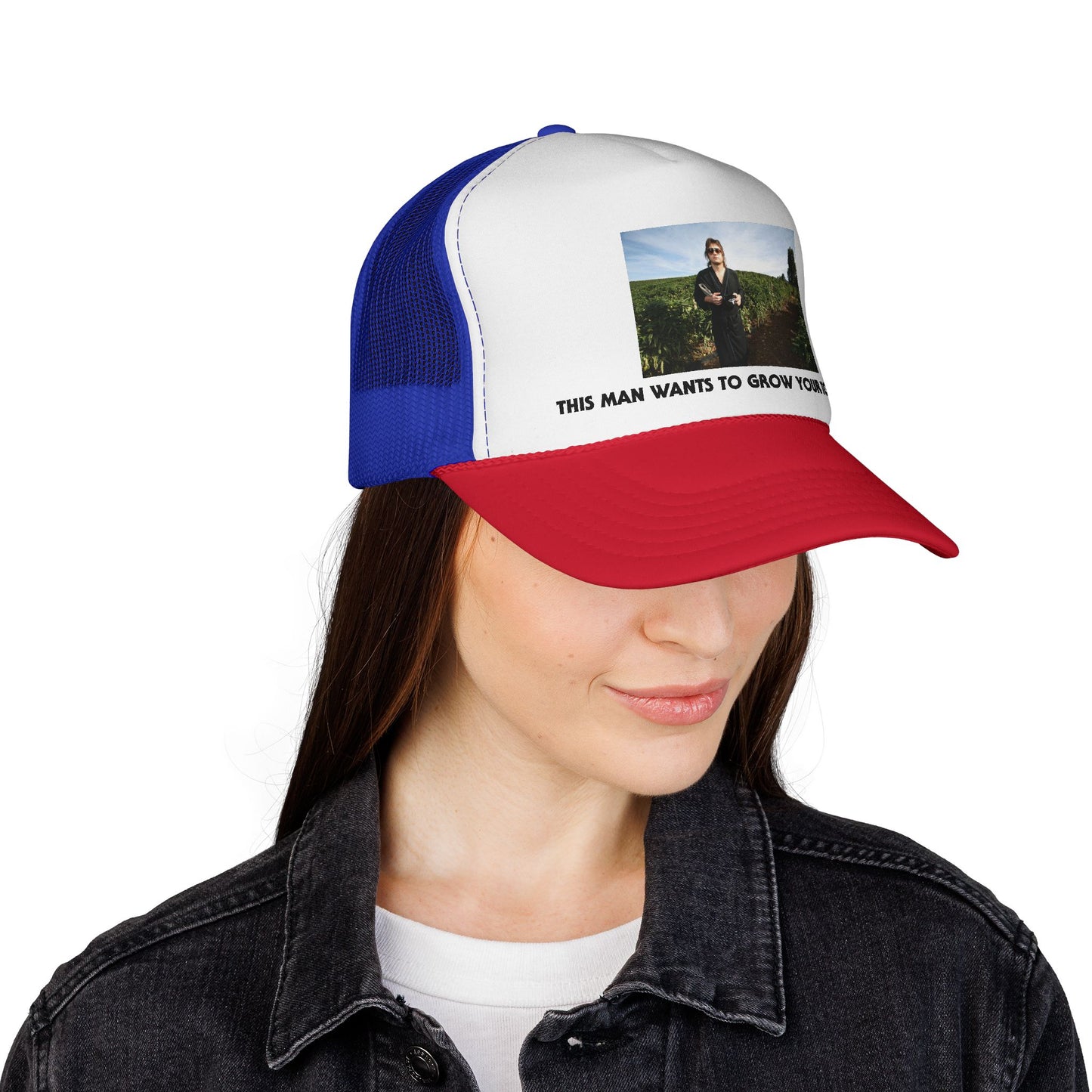 This Man Wants to Grow Your Tomato’ JASON HILL - TRUCKER Hat