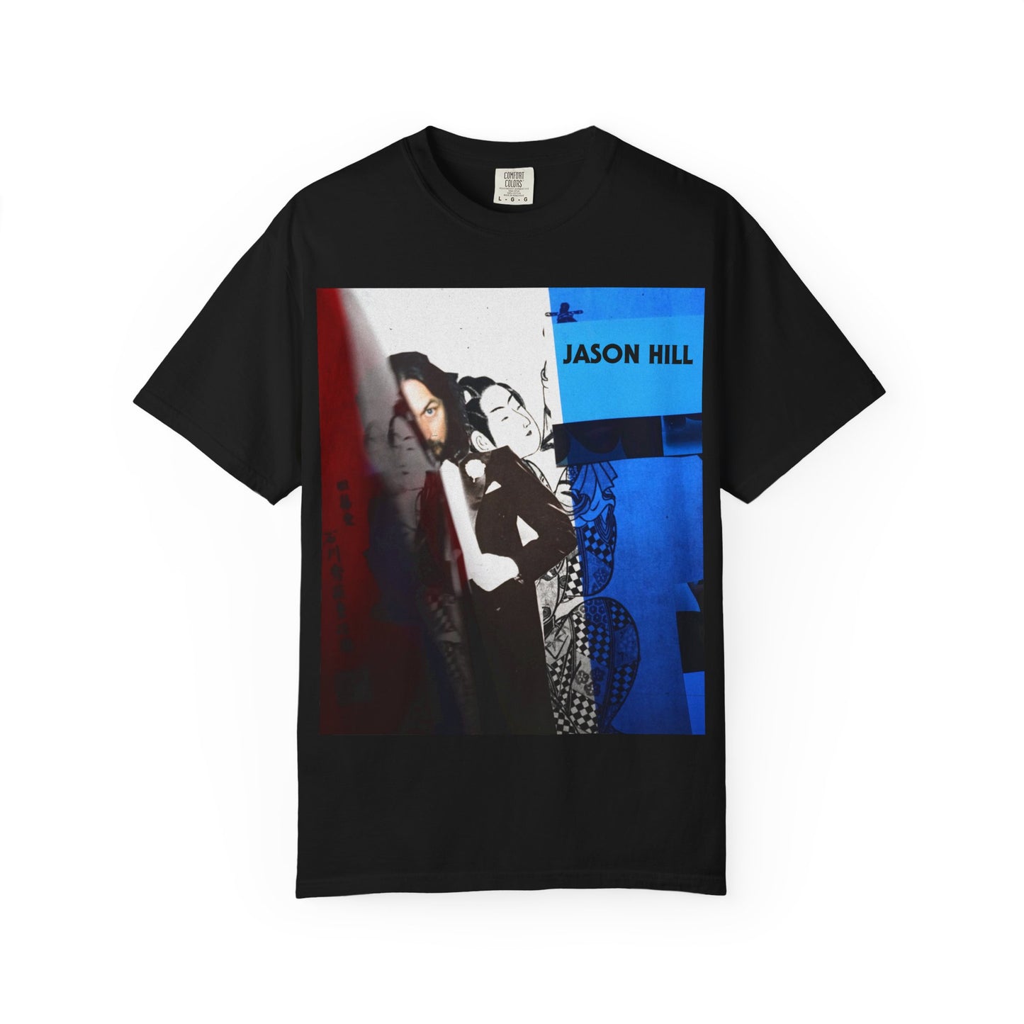 Jason Hill -Refractions in the Sand -SOFTSTYLE AND FADED Graphic T-Shirt — Vintage Rock Band Poster Tee