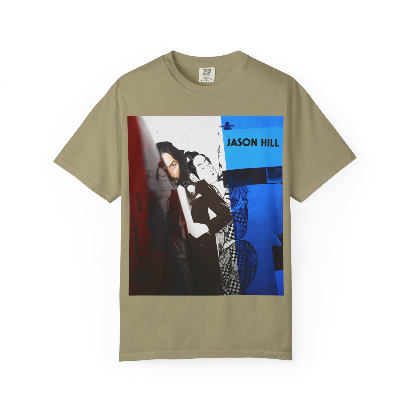 Jason Hill -Refractions in the Sand -SOFTSTYLE AND FADED Graphic T-Shirt — Vintage Rock Band Poster Tee