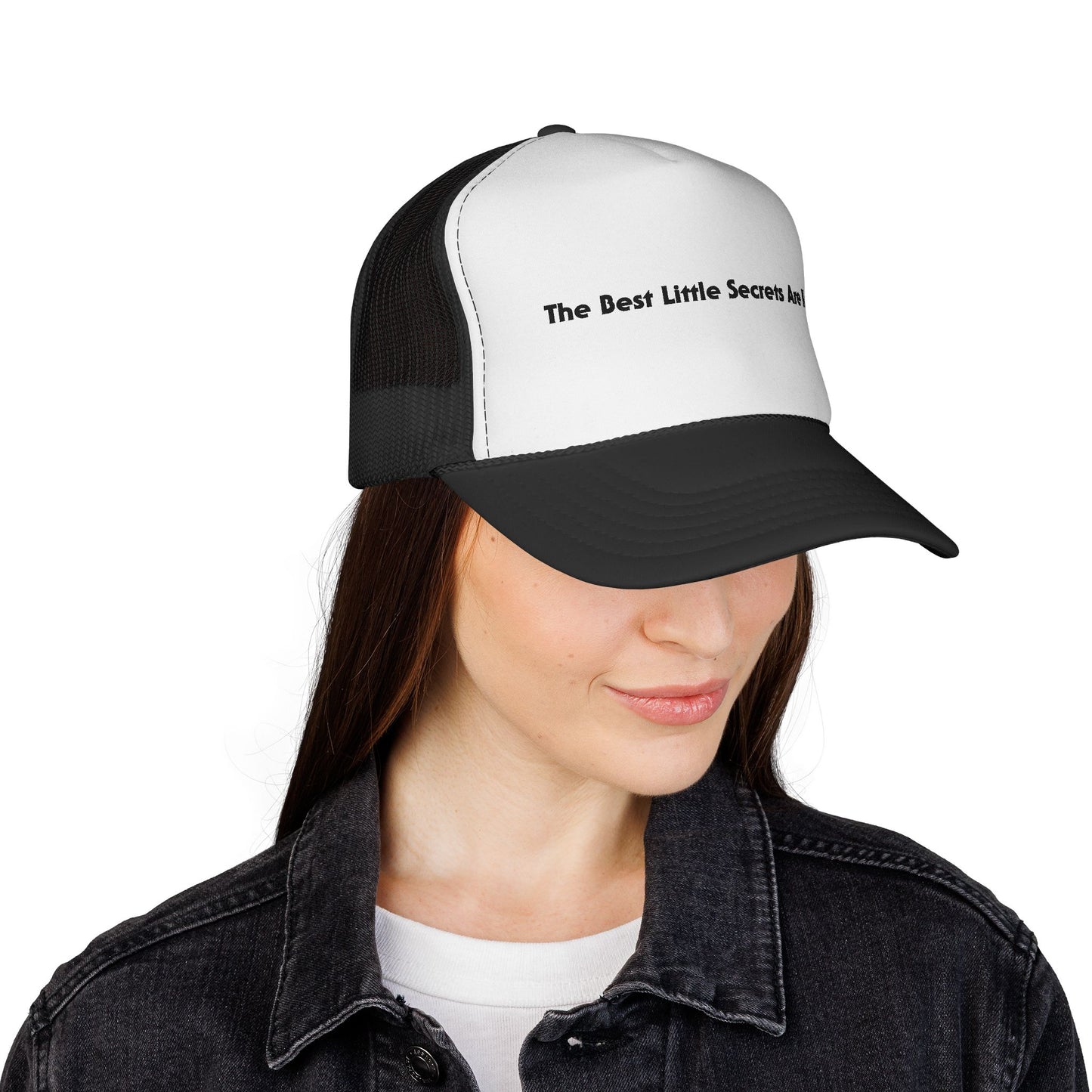THE BEST LITTLE SECRETS ARE KEPT - LOUIS XIV -Trucker Cap — "The Best Little Secrets Are Kept" Minimal Mesh Hat