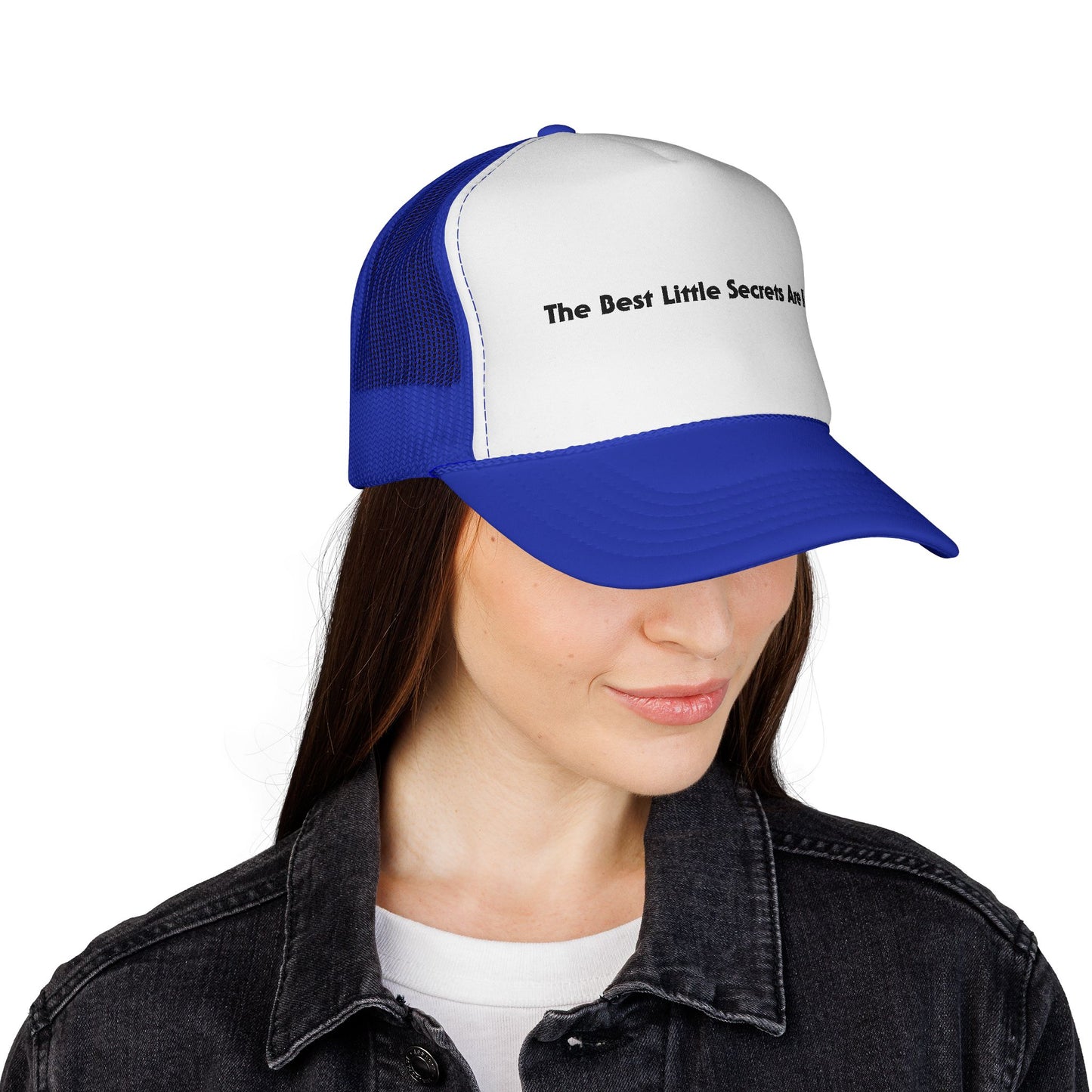 THE BEST LITTLE SECRETS ARE KEPT - LOUIS XIV -Trucker Cap — "The Best Little Secrets Are Kept" Minimal Mesh Hat