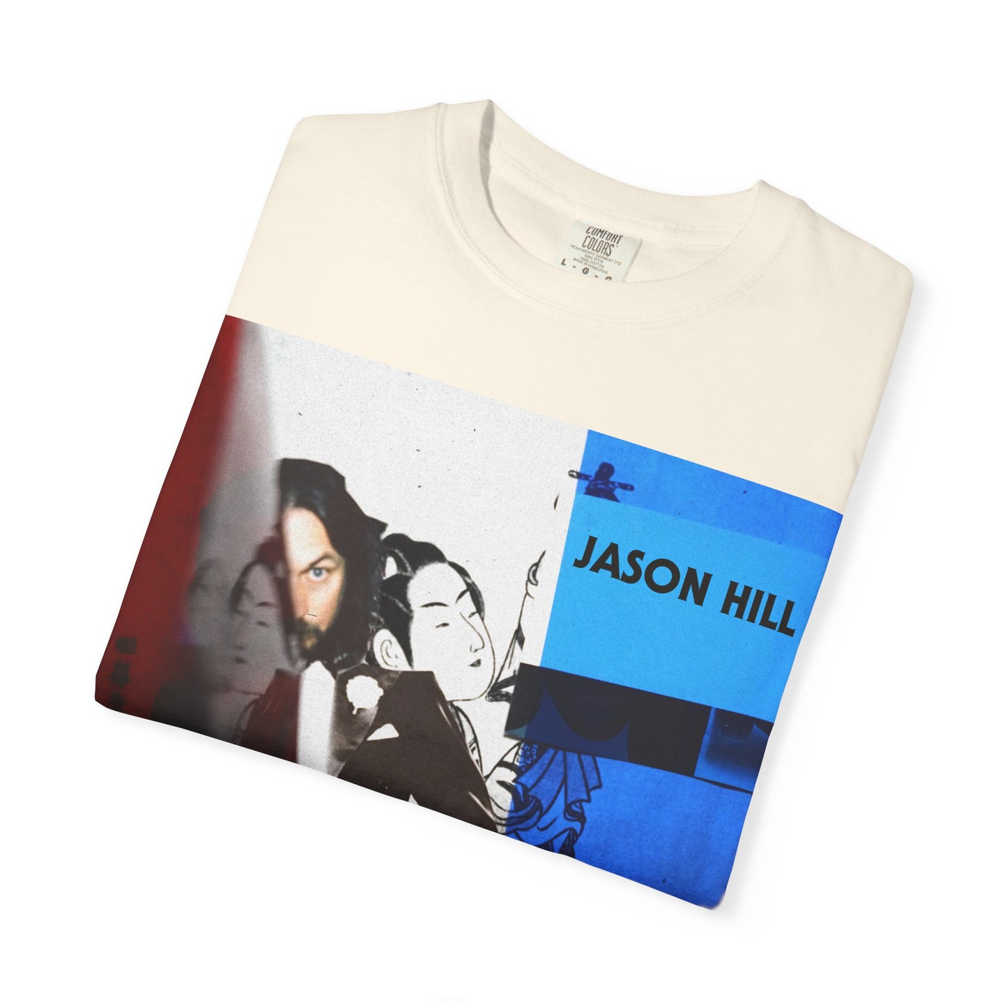 Jason Hill -Refractions in the Sand -SOFTSTYLE AND FADED Graphic T-Shirt — Vintage Rock Band Poster Tee