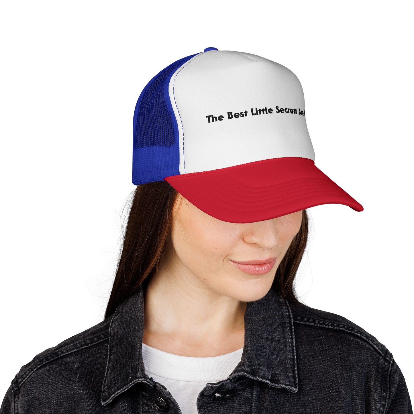 THE BEST LITTLE SECRETS ARE KEPT - LOUIS XIV -Trucker Cap — "The Best Little Secrets Are Kept" Minimal Mesh Hat