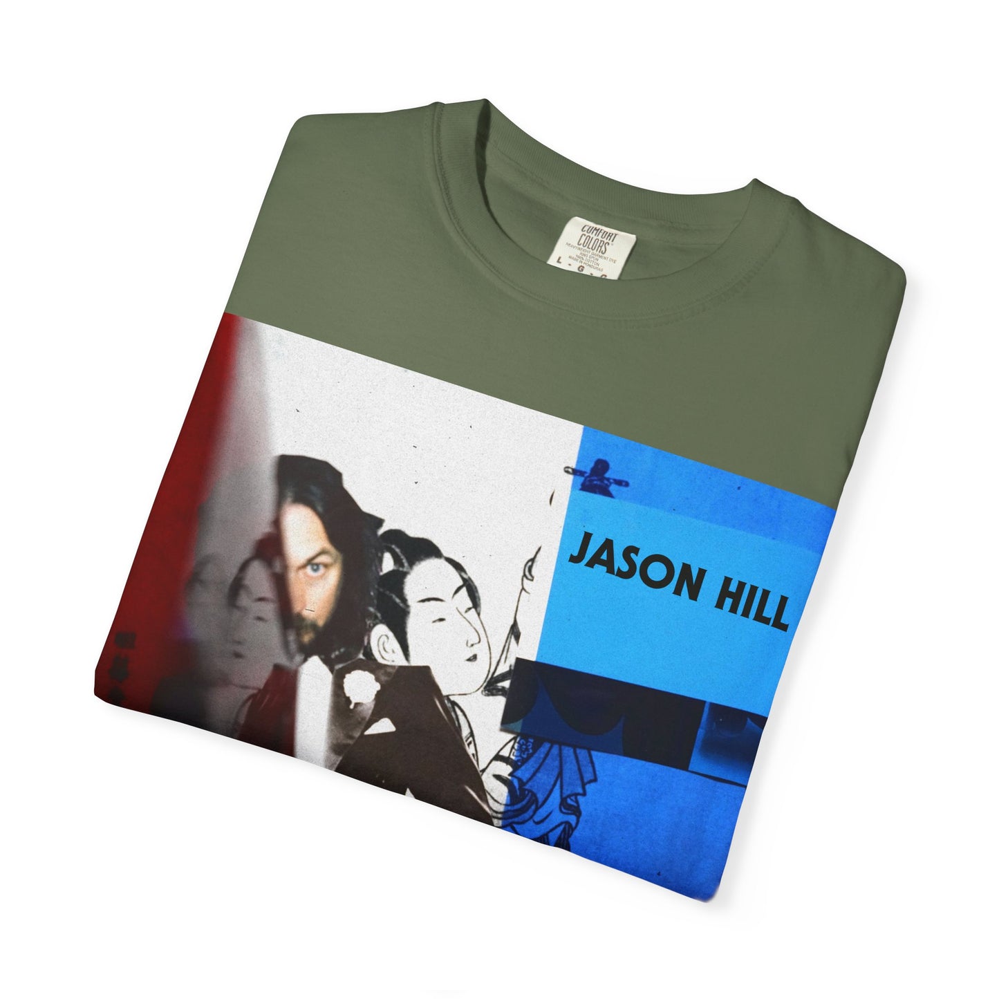 Jason Hill -Refractions in the Sand -SOFTSTYLE AND FADED Graphic T-Shirt — Vintage Rock Band Poster Tee