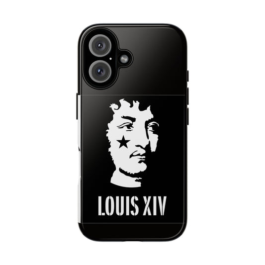 Phone Case — 'Louis XIV' Black Gothic Portrait Protective Case