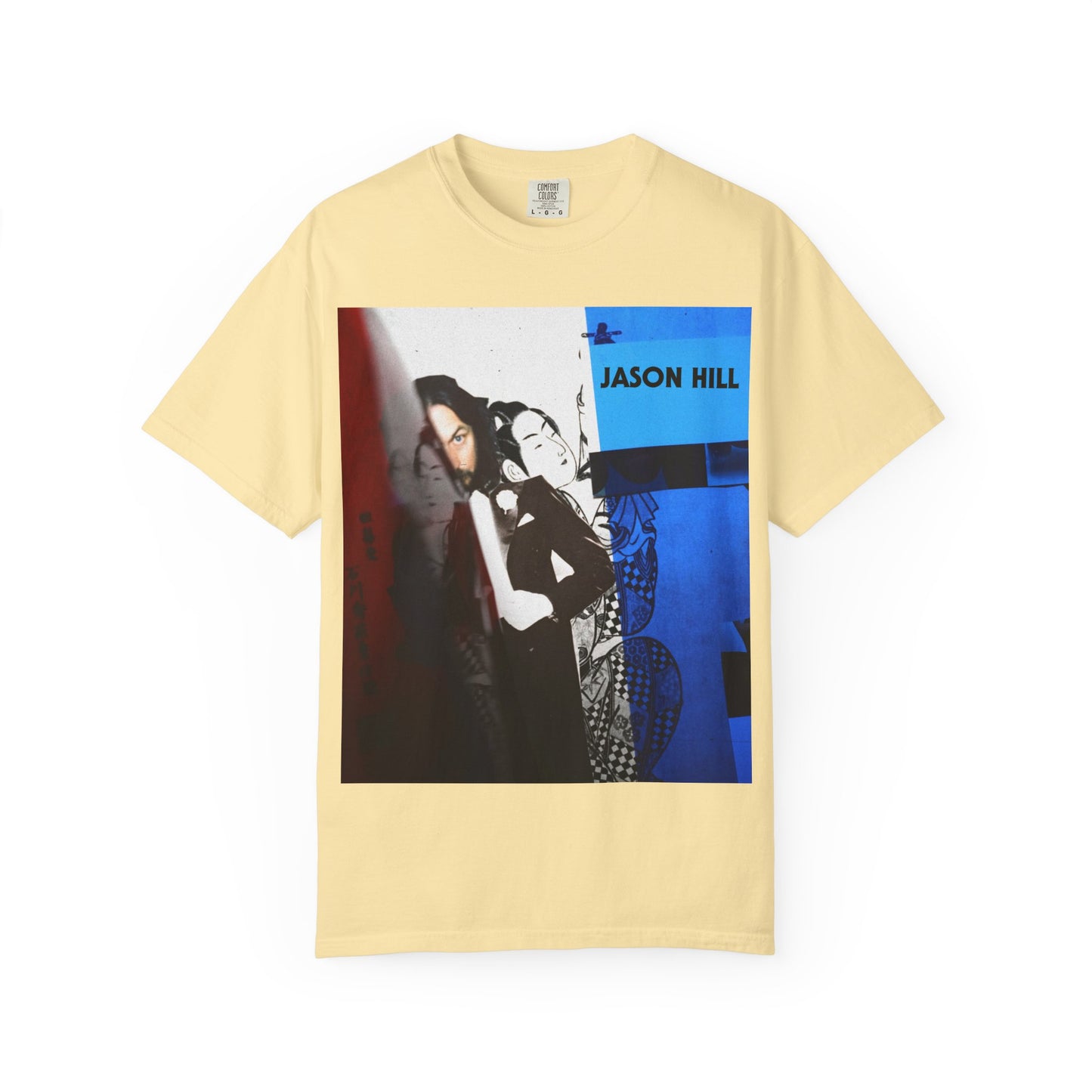 Jason Hill -Refractions in the Sand -SOFTSTYLE AND FADED Graphic T-Shirt — Vintage Rock Band Poster Tee
