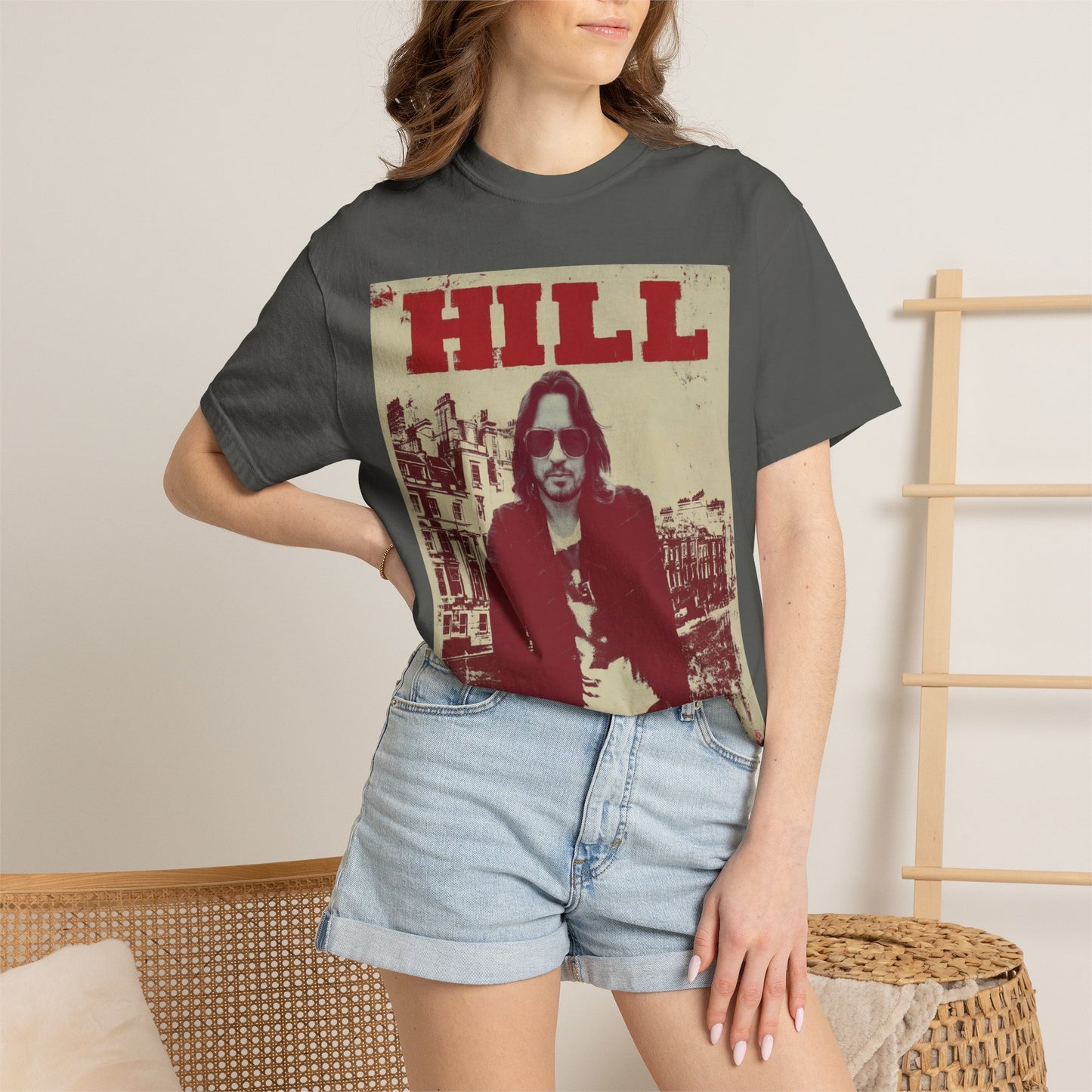 HILL- SUNGLASSES in LONDON SOFTSYLE AND FADED T-Shirt — Vintage Rock Poster Graphic Tee