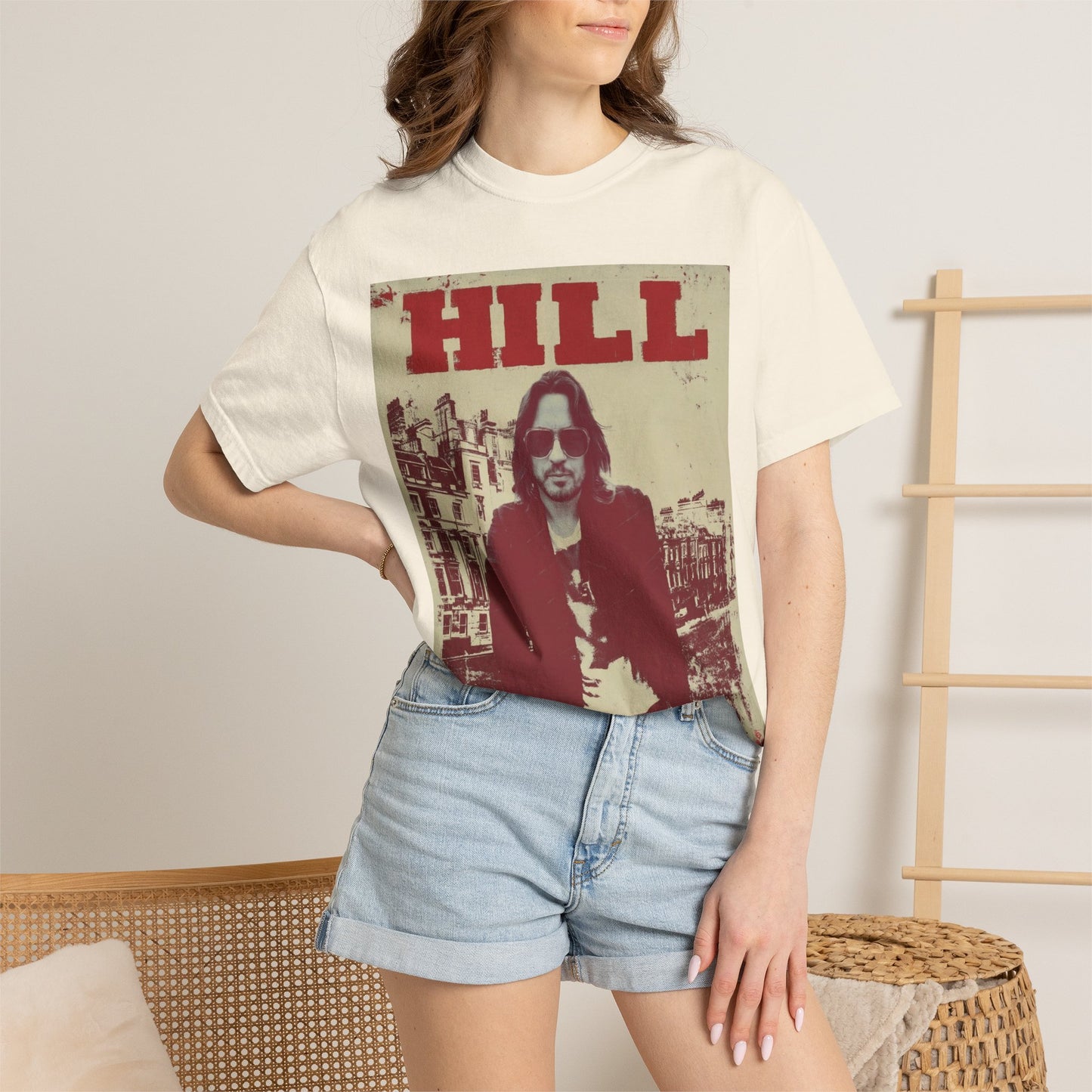 HILL- SUNGLASSES in LONDON SOFTSYLE AND FADED T-Shirt — Vintage Rock Poster Graphic Tee