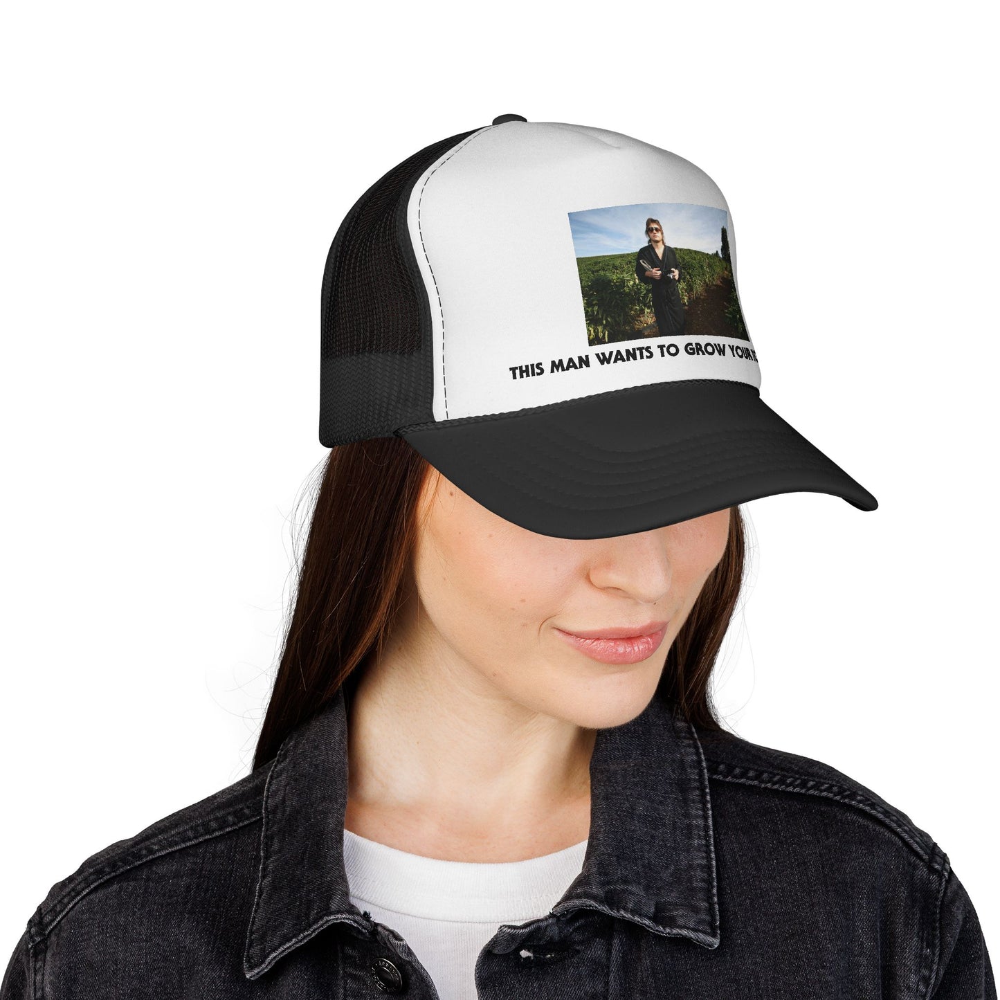 This Man Wants to Grow Your Tomato’ JASON HILL - TRUCKER Hat