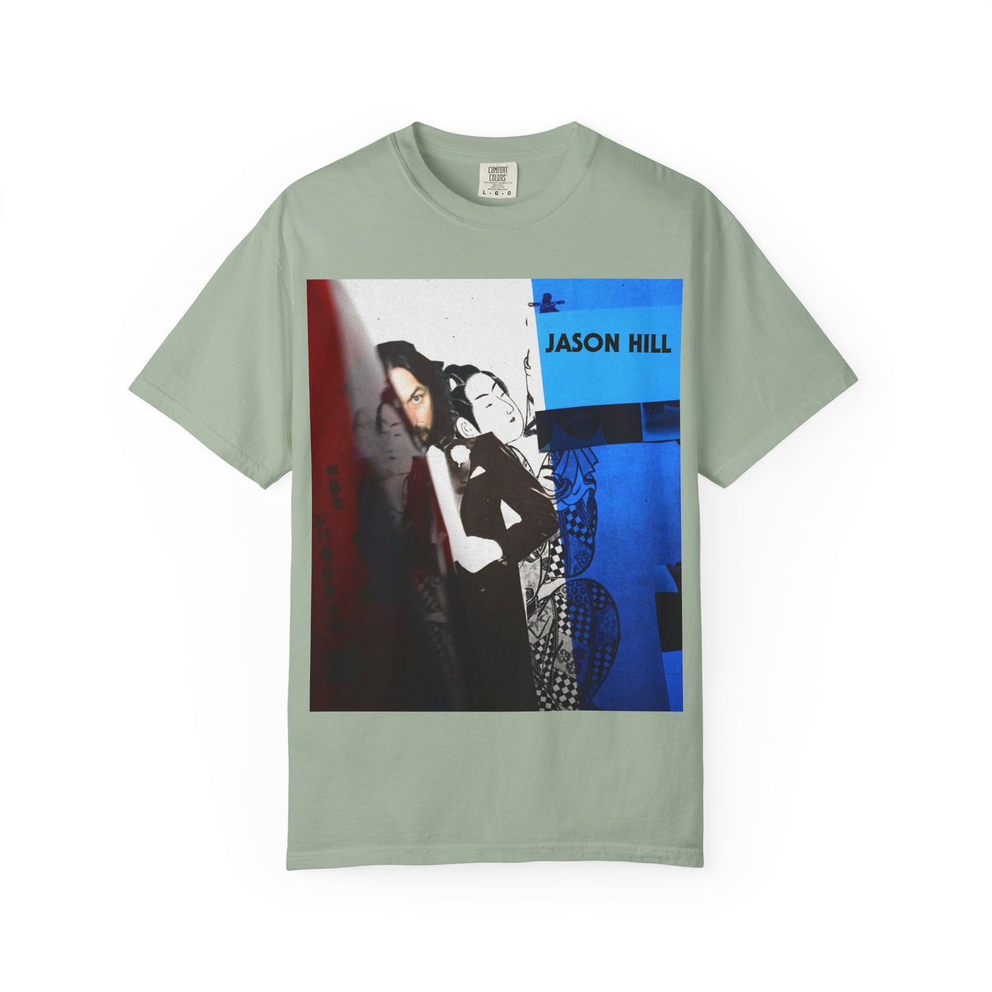 Jason Hill -Refractions in the Sand -SOFTSTYLE AND FADED Graphic T-Shirt — Vintage Rock Band Poster Tee