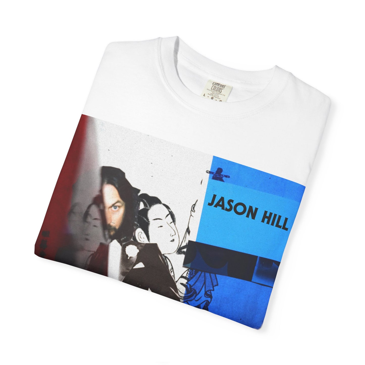 Jason Hill -Refractions in the Sand -SOFTSTYLE AND FADED Graphic T-Shirt — Vintage Rock Band Poster Tee