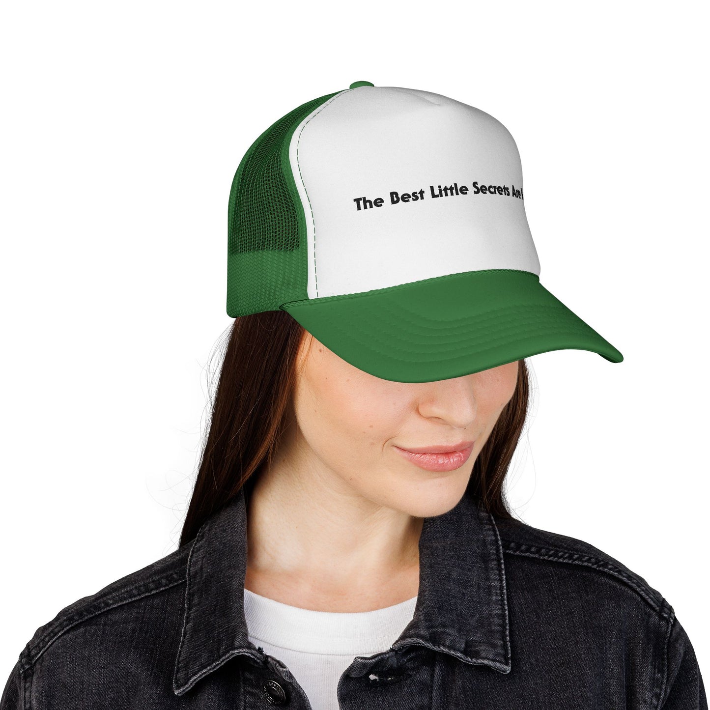 THE BEST LITTLE SECRETS ARE KEPT - LOUIS XIV -Trucker Cap — "The Best Little Secrets Are Kept" Minimal Mesh Hat