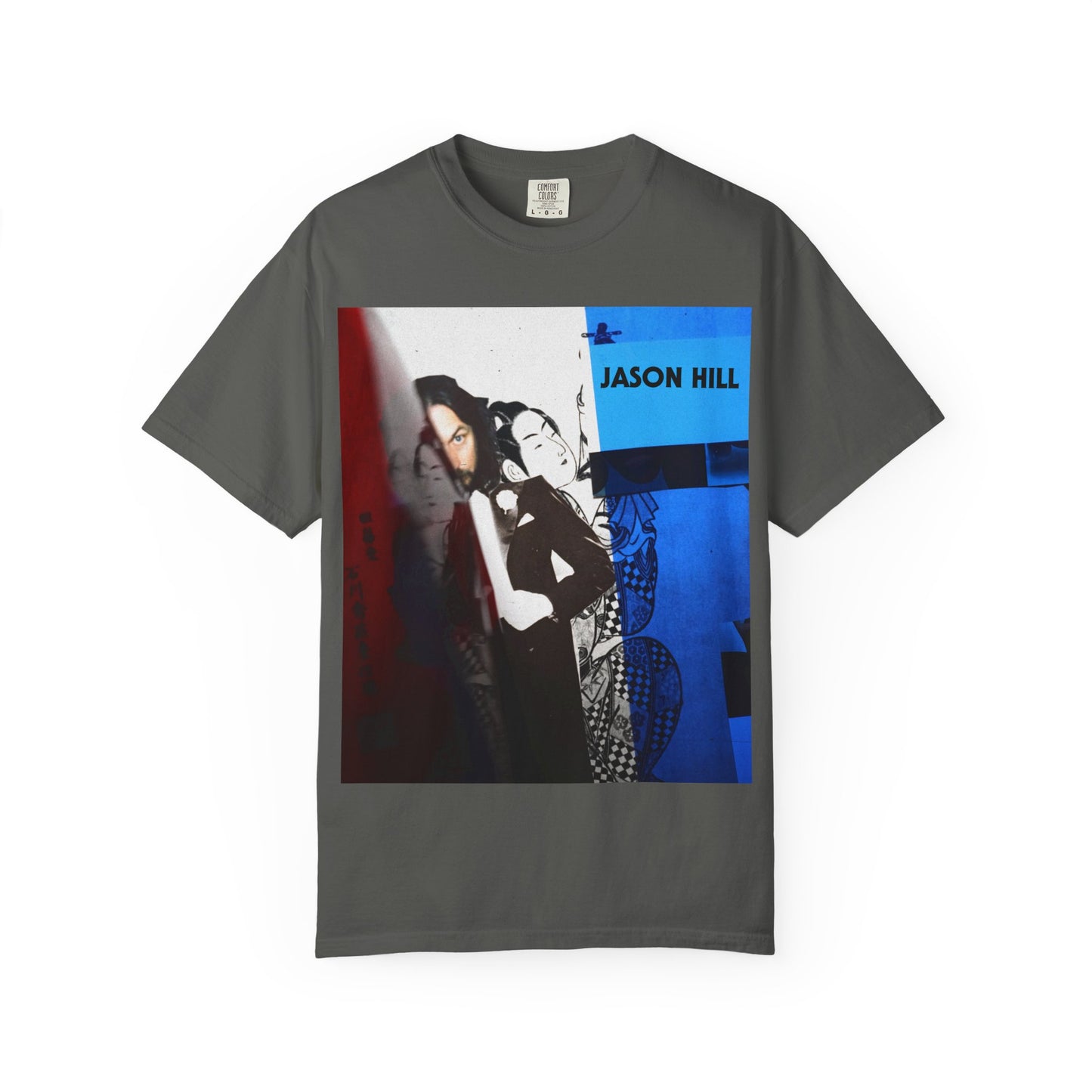 Jason Hill -Refractions in the Sand -SOFTSTYLE AND FADED Graphic T-Shirt — Vintage Rock Band Poster Tee