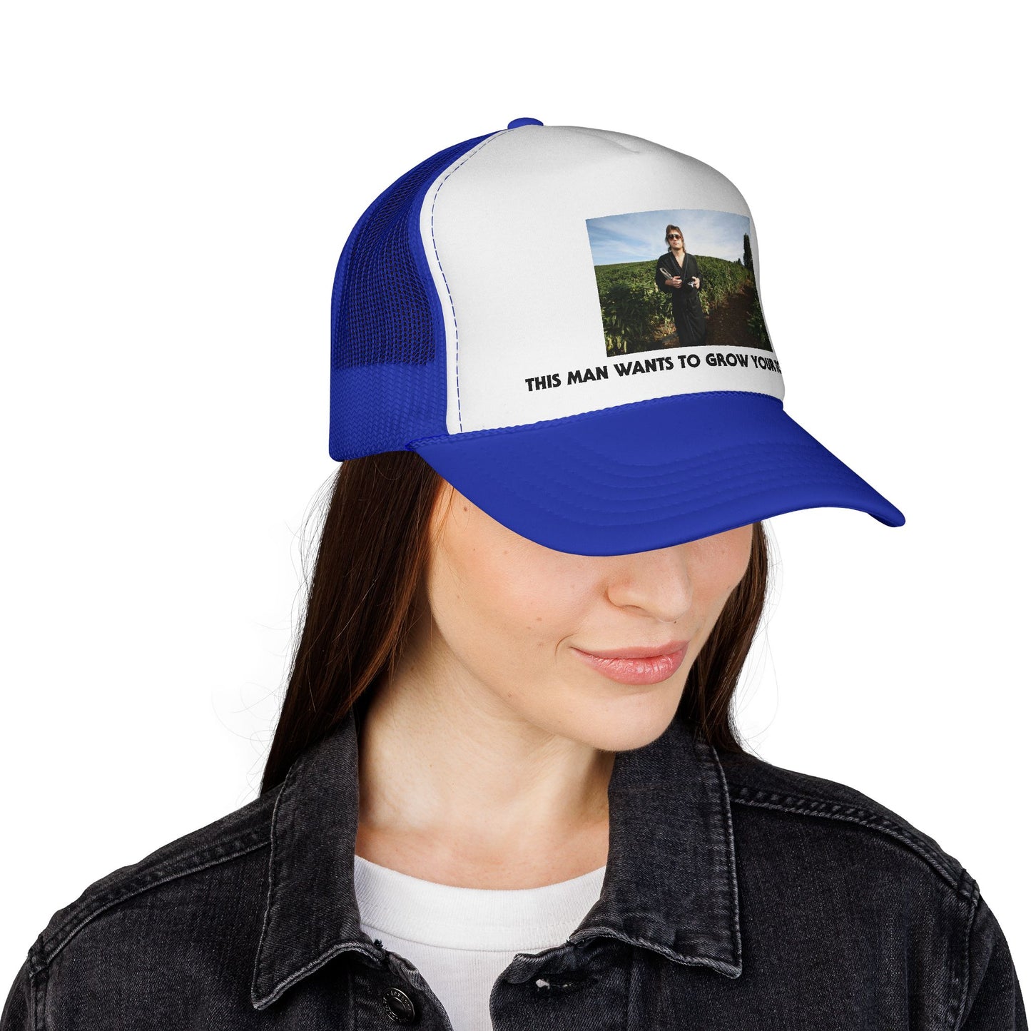 This Man Wants to Grow Your Tomato’ JASON HILL - TRUCKER Hat