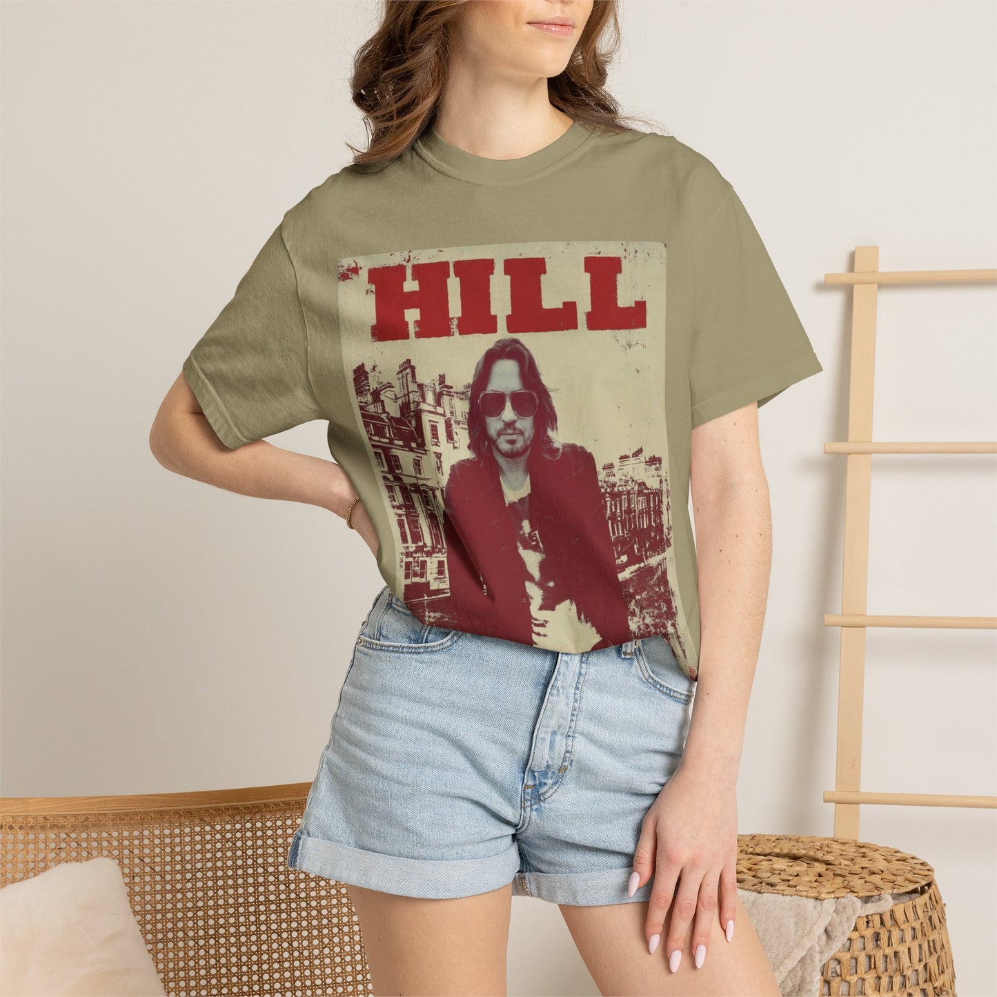 HILL- SUNGLASSES in LONDON SOFTSYLE AND FADED T-Shirt — Vintage Rock Poster Graphic Tee