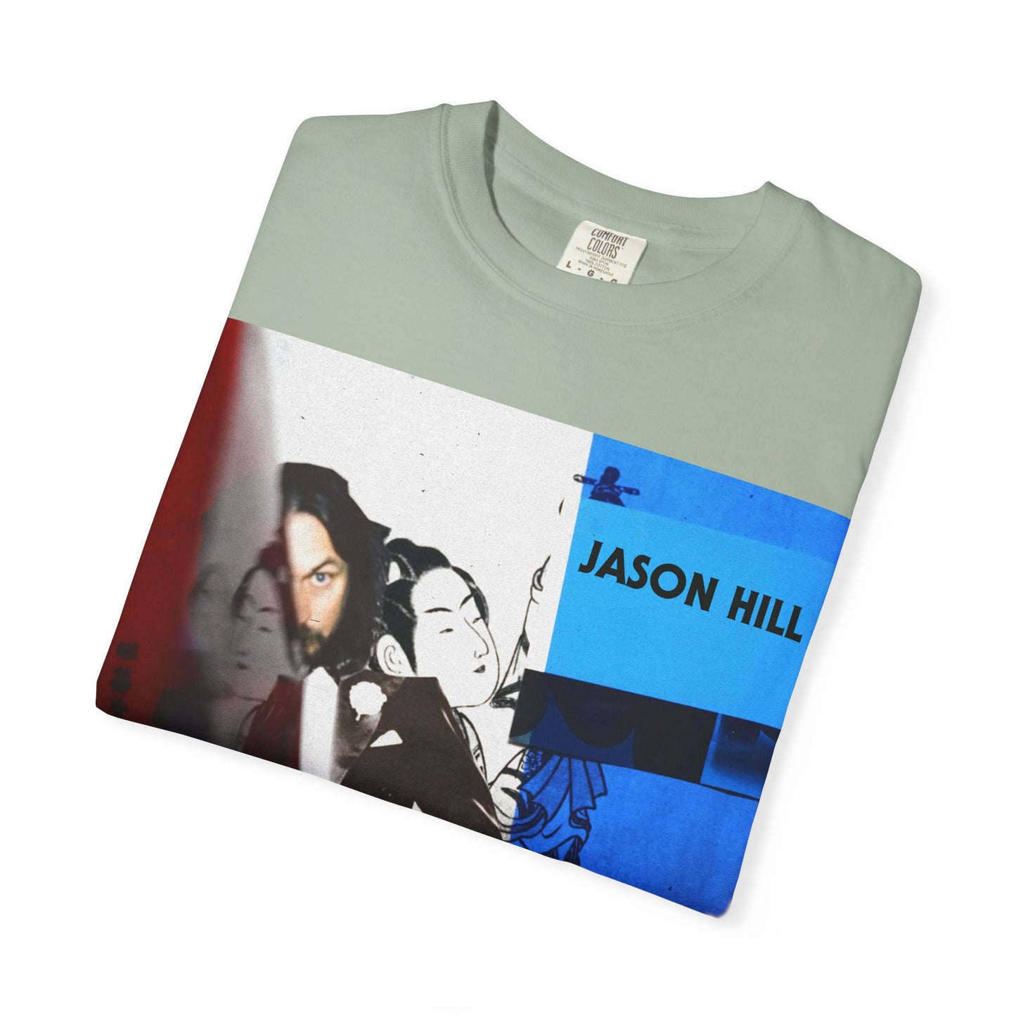 Jason Hill -Refractions in the Sand -SOFTSTYLE AND FADED Graphic T-Shirt — Vintage Rock Band Poster Tee