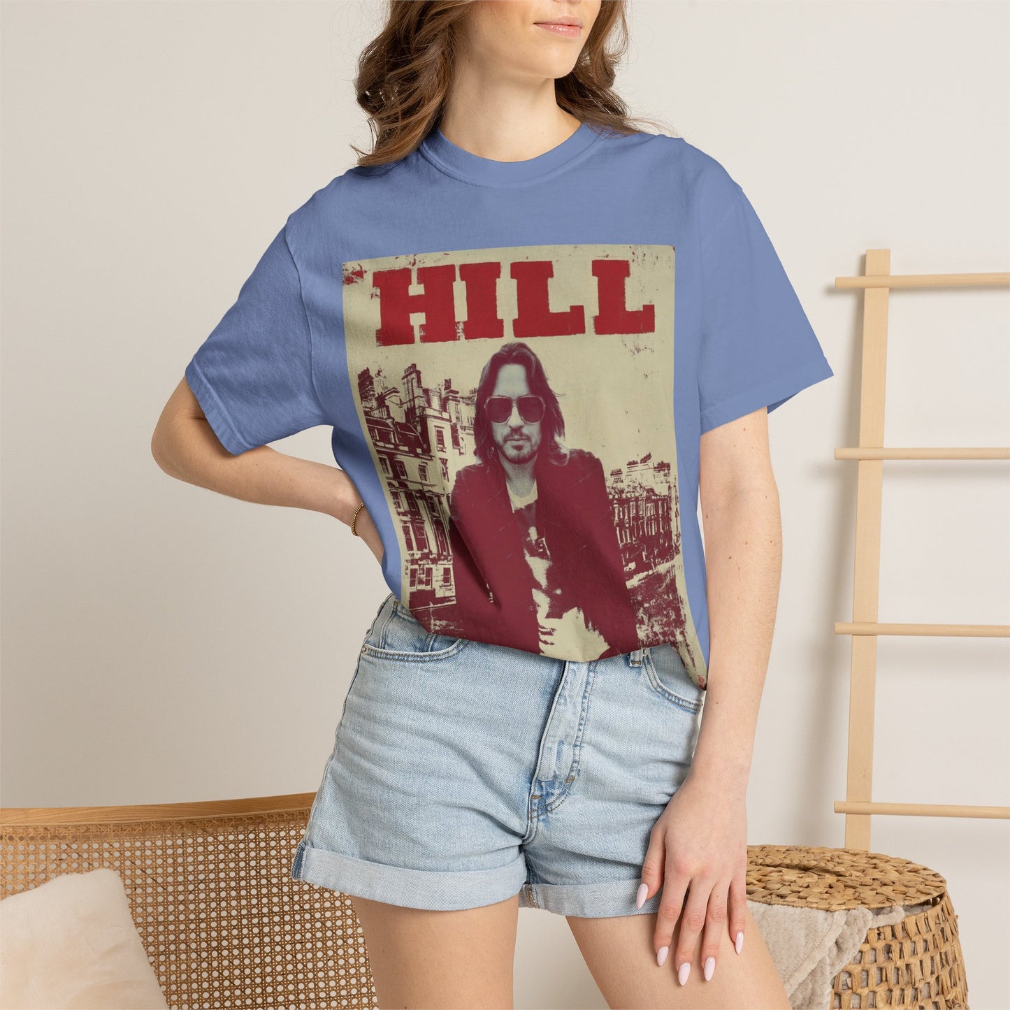 HILL- SUNGLASSES in LONDON SOFTSYLE AND FADED T-Shirt — Vintage Rock Poster Graphic Tee